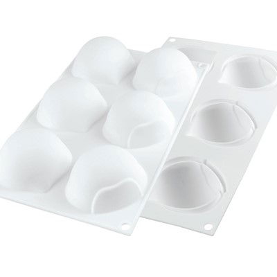 Castana, Ø7.4xH4 cm - Forma Silicon Monoportii, 6 cavitati [4]