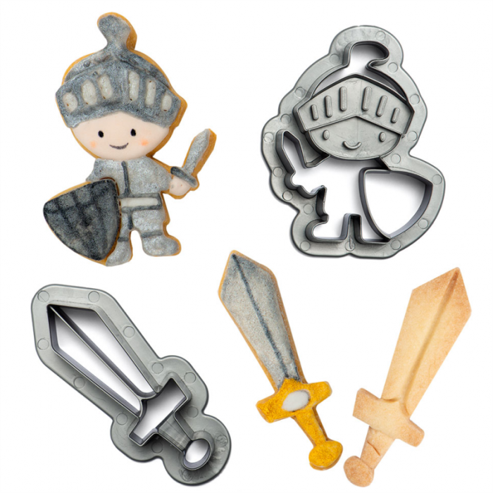 Cavaleri - Decupatoare Plastic Ø 8 si 8.5 x H 2.2 cm, Set 2 Buc [1]