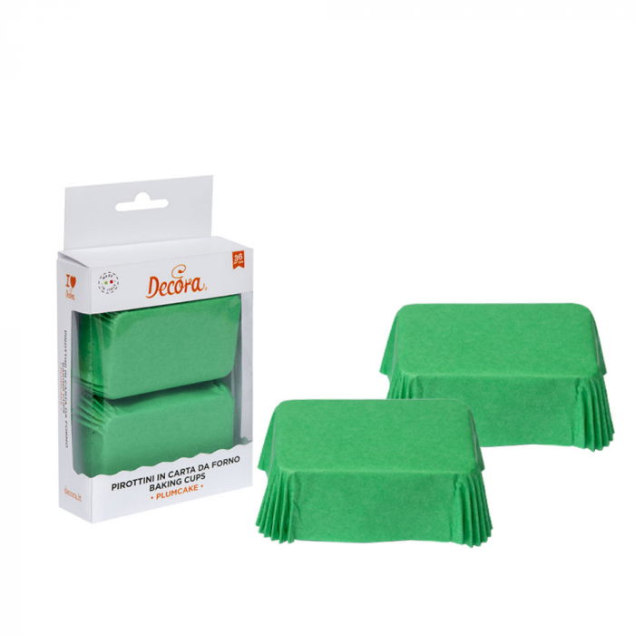 Chese Dreptungh. Hartie Verde 8 x 5 x H 3.2 cm, 36 buc [1]