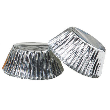 Chese L Hartie Argintiu, Ø 5 x H 3.2 cm, 60 buc [1]