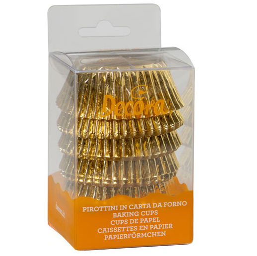 Chese L Hartie Auriu, Ø 5 x H 3.2 cm, 60 buc [2]