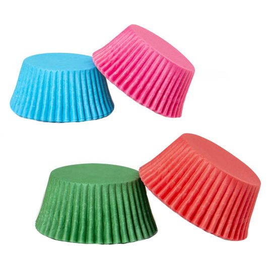 Chese L Hartie ColorMix 4 Culori, Ø 5 x H 3.2 cm, 75 buc [1]