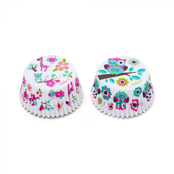 Chese L Hartie Model Girafa si Bufnita, Ø 5 x H 3.2 cm, 36 buc [1]