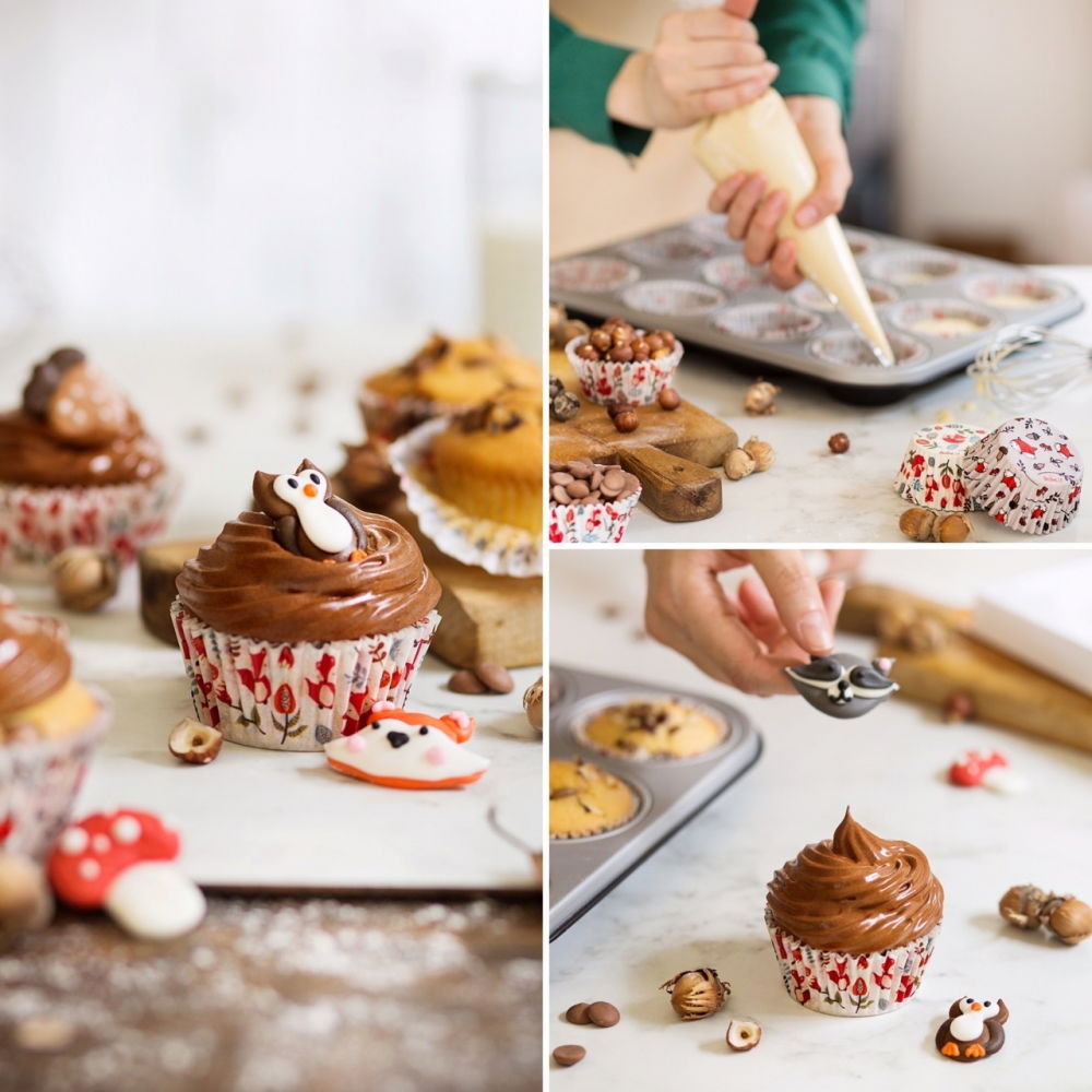 Chese L Hartie Model Vulpe, Ø 5 x H 3.2 cm, 36 buc [4]