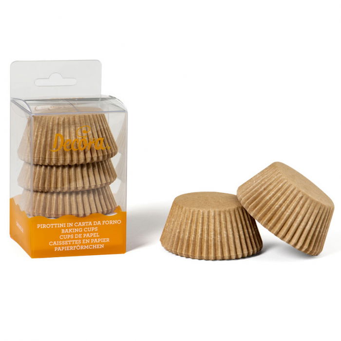 Chese L Hartie Natur, Ø 5 x H 3.2 cm, 75 buc [3]