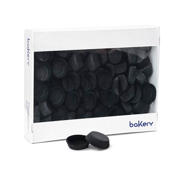 Chese M Hartie Negru, Ø 4 x H 1.5 cm, 2500 Buc [1]