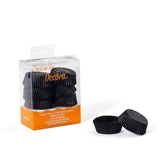 Chese M Hartie Negru, Ø 4 x H 2 cm, 120 buc [1]