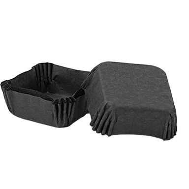 Chese Patrate Hartie Negru, 3.5 x 3.5 x H 1.5 cm, 1500 buc [1]