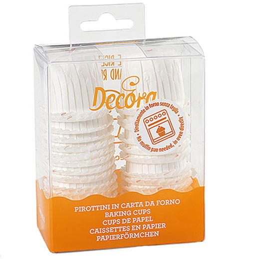 Chese S Hartie Creponata Alb, Ø 3 x H 3.5 cm, 35 buc [2]