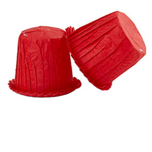 Chese S Hartie Creponata Rosu, Ø 3 x H 3.5 cm, 35 buc [1]