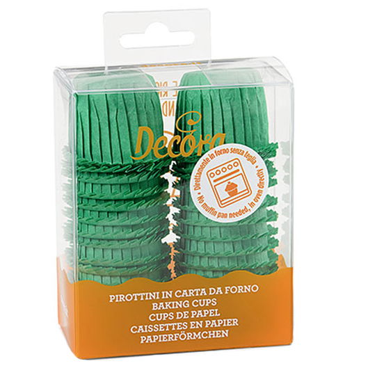 Chese S Hartie Creponata Verde, Ø 3 x H 3.5 cm, 35 buc [2]