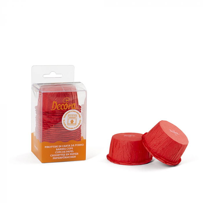 Chese XL Hartie Creponata Rosu, Ø 5.5 x H 3.5 cm, 25 buc [3]