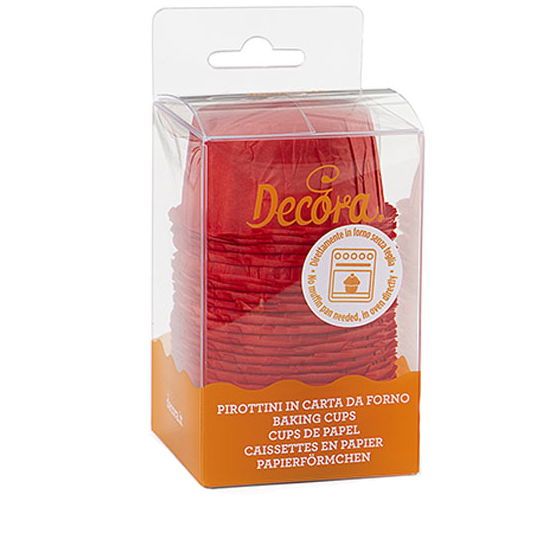 Chese XL Hartie Creponata Rosu, Ø 5.5 x H 3.5 cm, 25 buc [2]