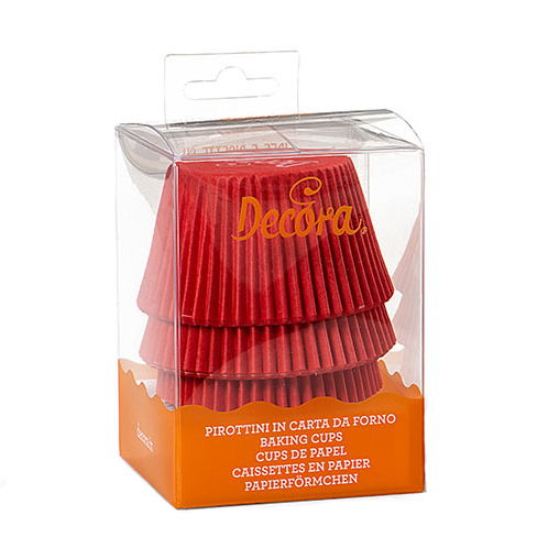 Chese XL Hartie Rosu, Ø 5.5 x H 4.5 cm, 60 buc [2]