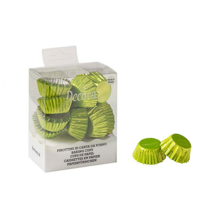 Chese XS Hartie Verde Lime Metalizat, Ø 2.7 x H 1.7 cm, 180 buc [1]