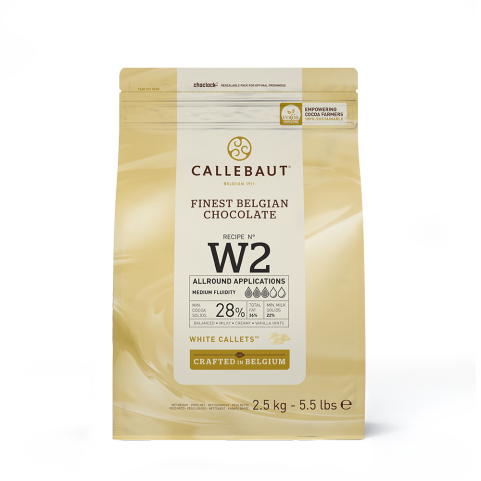Ciocolata Alba 28% Recipe W2, 2.5 Kg, Callebaut [1]