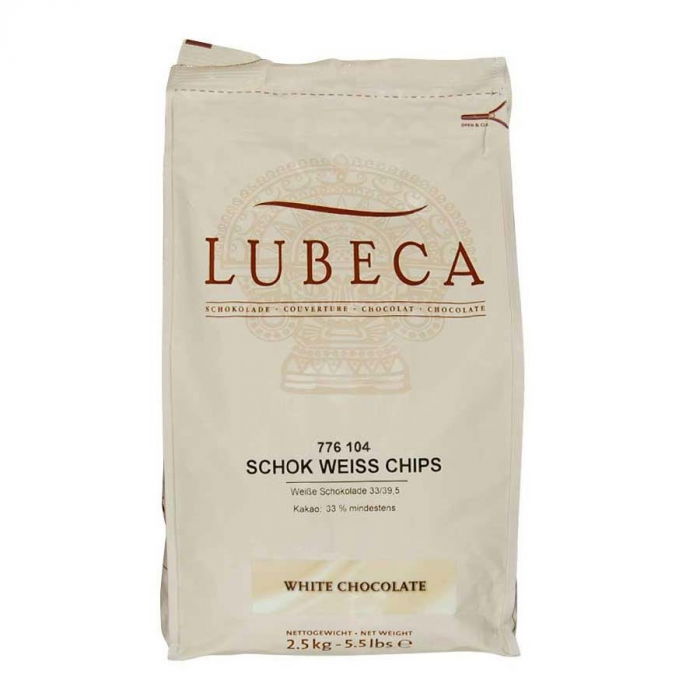 Ciocolata Alba 33% Shock Weisse, 2.5 kg, Lubeca [1]