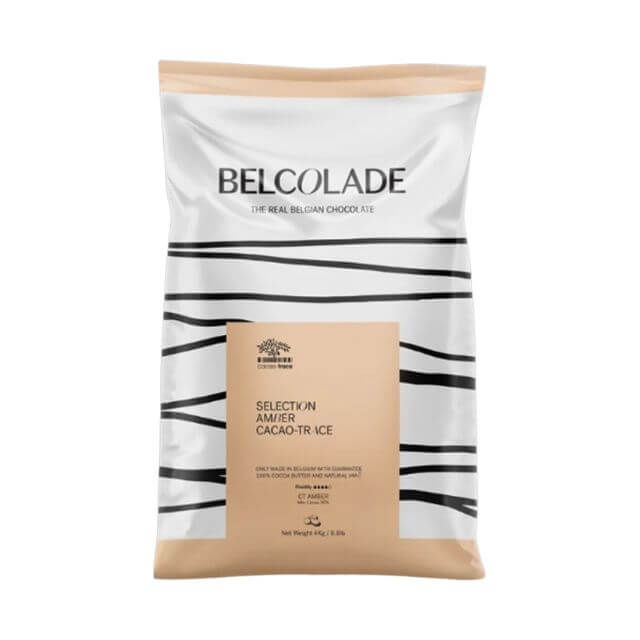 White Chocolate with Caramel 30%, Belcolade Selection Amber, 4 kg, [1]