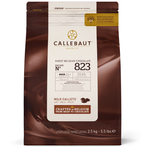 Ciocolata cu Lapte 33.6% Recipe 823, 2.5 Kg, Callebaut [1]