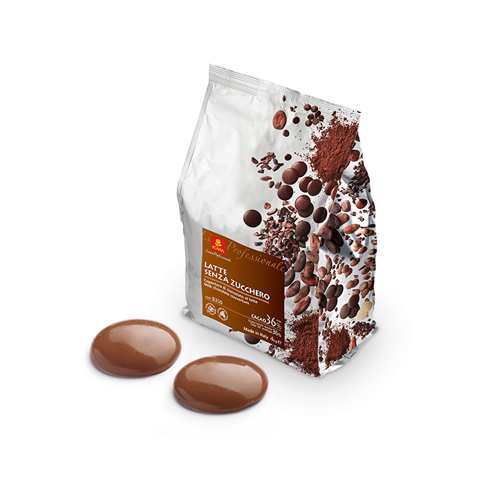 Ciocolata cu Lapte fara zahar 36%, 4kg, Icam [1]