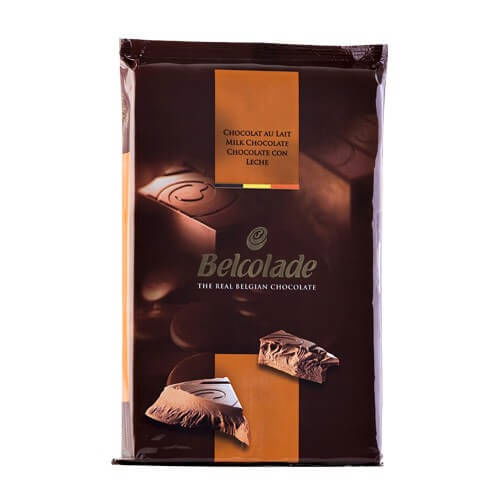 Ciocolata cu lapte fara zahar adaugat, Tableta 5 Kg, Belcolade [1]