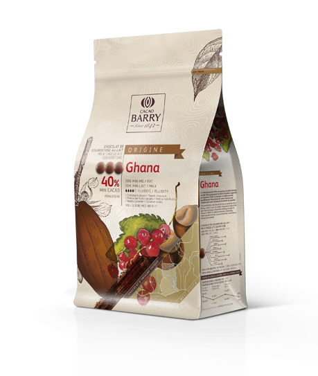 Ciocolata cu Lapte 40 % Ghana, 1 Kg, Cacao Barry [1]