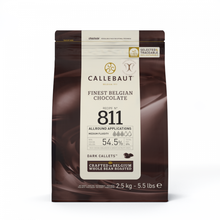 Ciocolata Neagra 54.5% Recipe 811, 2.5 kg, Callebaut [1]