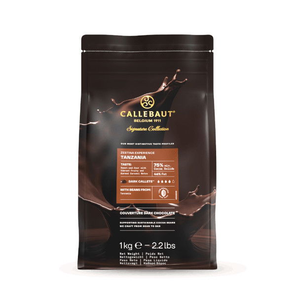Ciocolata Neagra 75 % origine Tanzanie, 1 kg, Callebaut [1]