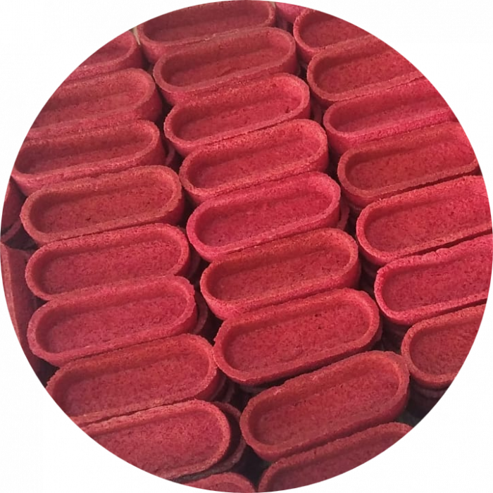 Coji de Tarte MiniEclere, rosii, 240 buc [1]