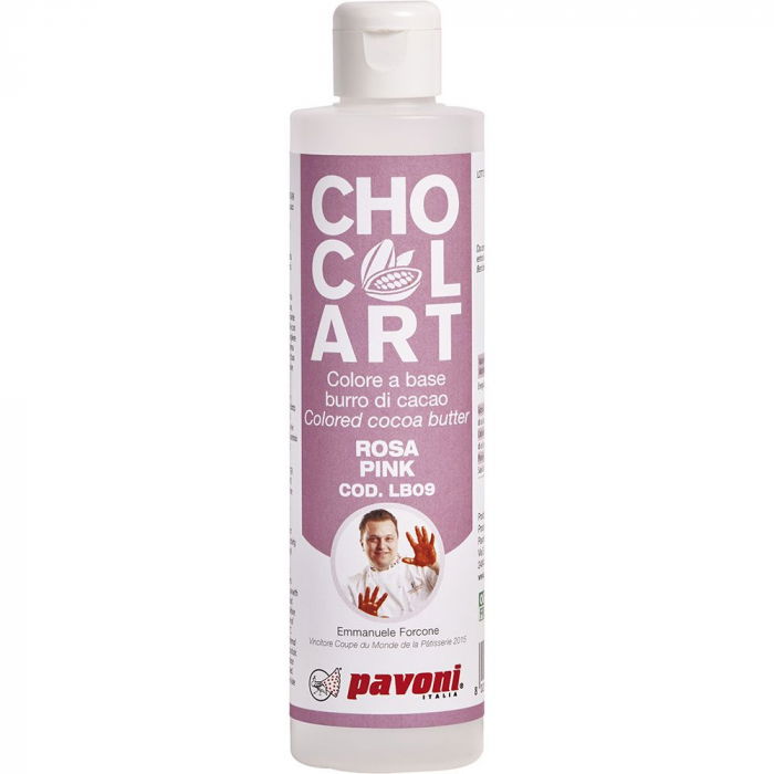 Colorant Alimentar cu Unt de cacao fara E171, Roz, 200 g [1]