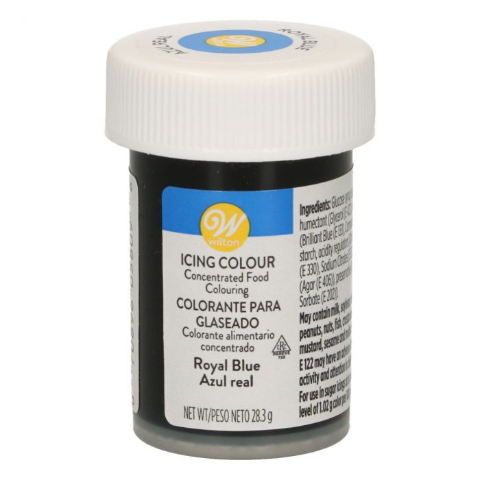 Colorant Alimentar Gel, Albastru-Roial (Royal Blue) - Wilton, 28 g [1]