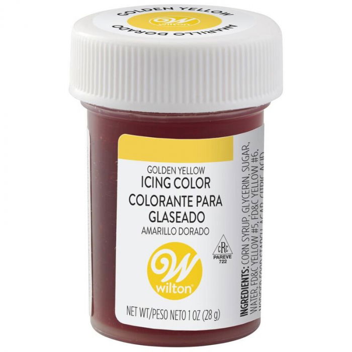 Colorant Alimentar Gel, Galben-Auriu (Golden Yellow) - Wilton, 28 g [1]