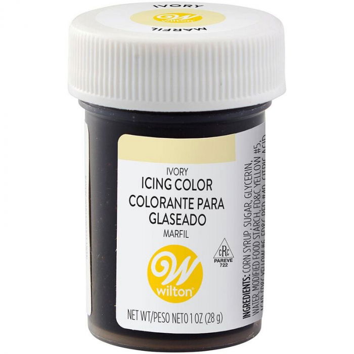 Colorant Alimentar Gel, Ivoriu (Ivory) - Wilton, 28 g [1]
