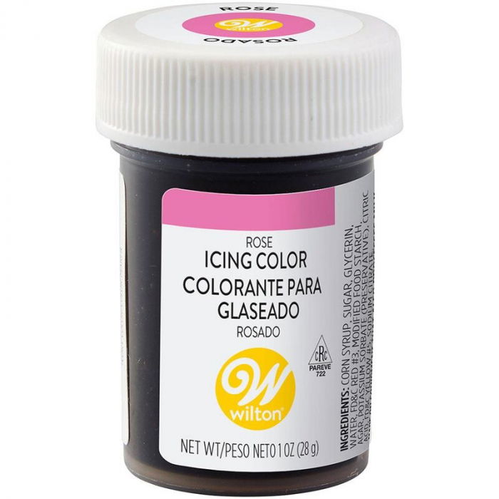 Colorant Alimentar Gel, Roz Trandafiriu (Rose) - Wilton, 28 g [1]