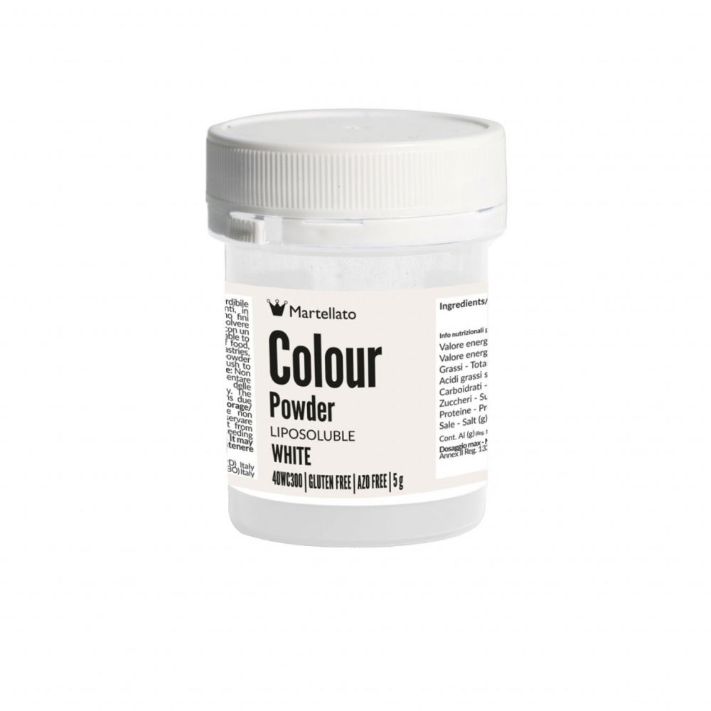 Colorant Alimentar Liposolubil Pudra, Alb, 5 gr - Azo Free [1]