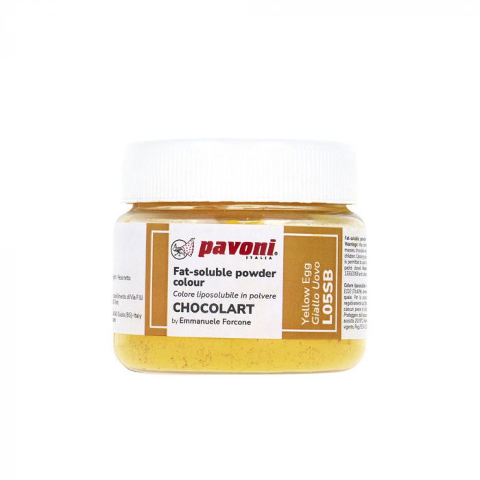 Colorant Alimentar Liposolubil Pudra, CHOCOLART Galben-Ou, 40 g [1]
