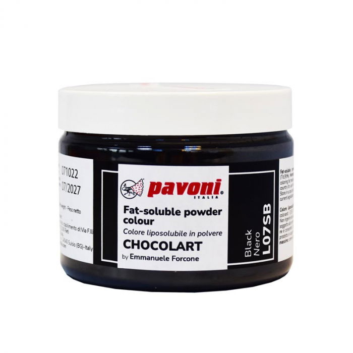 Colorant Alimentar Liposolubil Pudra, CHOCOLART Negru fara E171, 40 g - Azo Free [1]