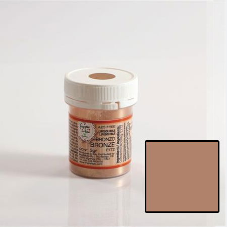 Colorant Alimentar Liposolubil Pudra Metalizata, Bronz, 5 g - Azo Free [1]