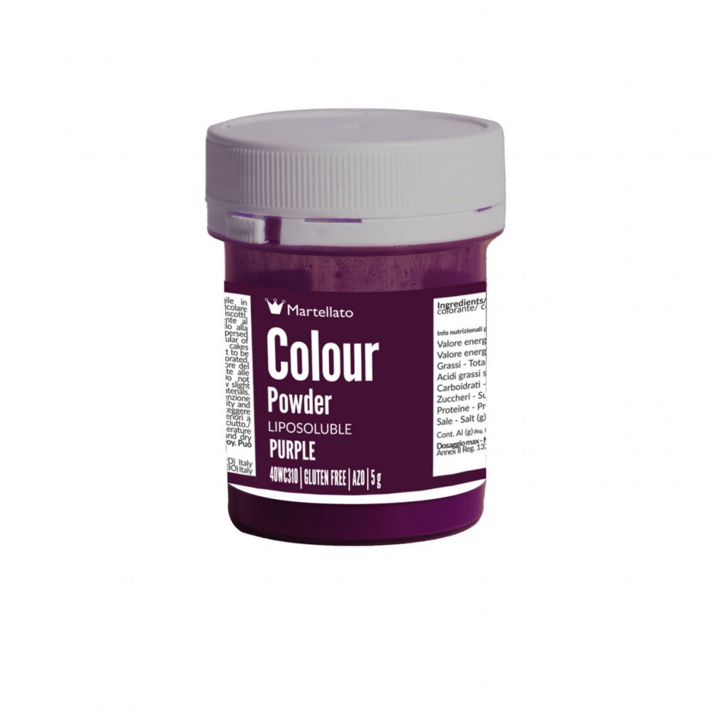 Colorant Alimentar Liposolubil Pudra, Violet fara E171, 5 gr - Azo Free [1]