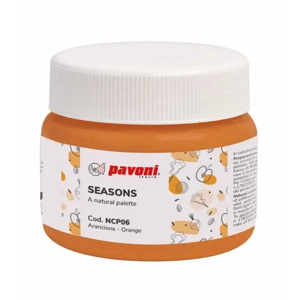 Colorant Alimentar Pudra Natural, Portocaliu, SEASONS Pavoni [1]