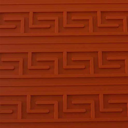 Covoras Silicon Blat Decor Relief Model geca, 60x40 cm [2]