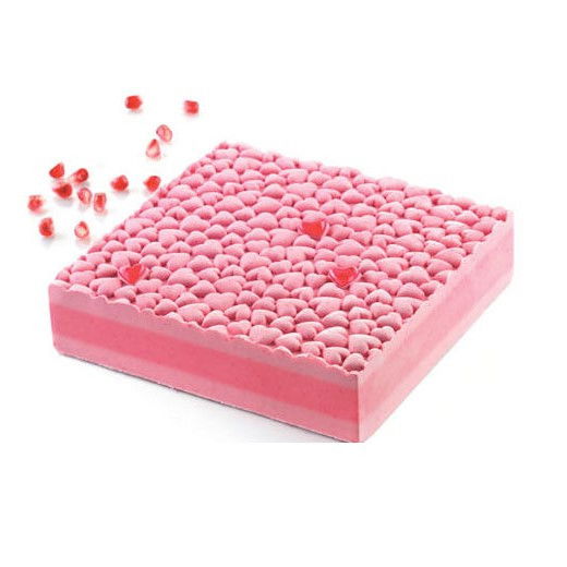 Covoras Silicon Blat Decor Relief Model Inimioare, 60x40cm [2]