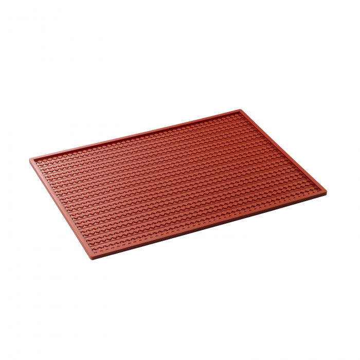 Covoras Silicon Blat Decor Relief Model Patratele, 60x40 cm [4]