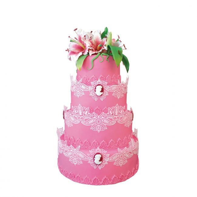 Covoras Silicon Dantela, 3 Benzi 36x9.5 cm [2]