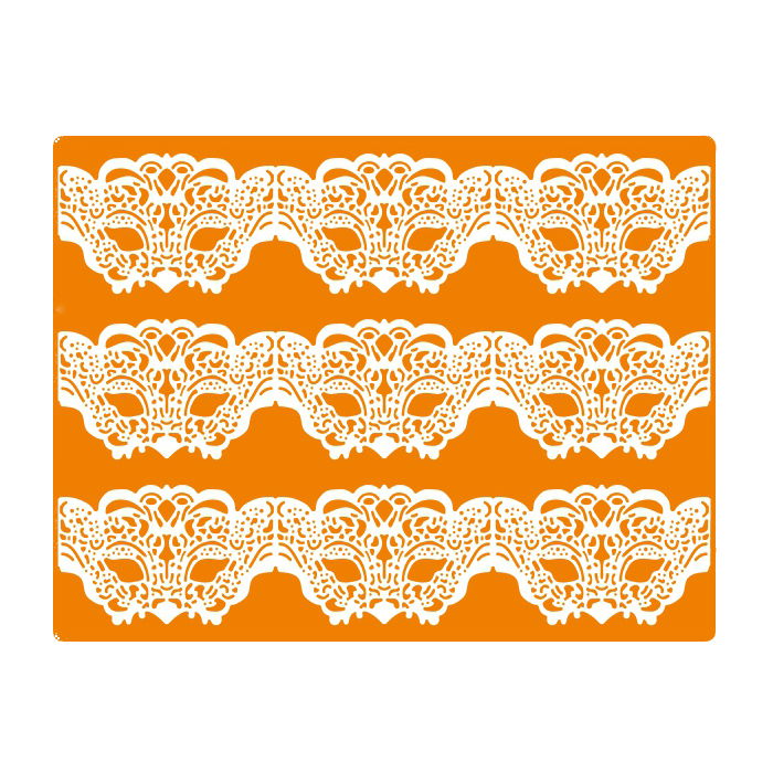 Covoras Silicon Dantela, 3 Benzi 37.4x8 cm [1]