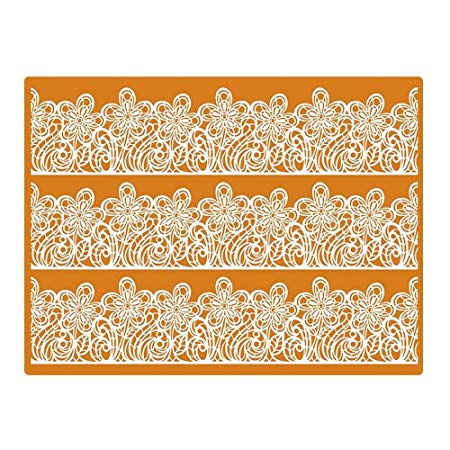 Covoras Silicon Dantela, 3 Benzi 38.8x8.8 cm [1]