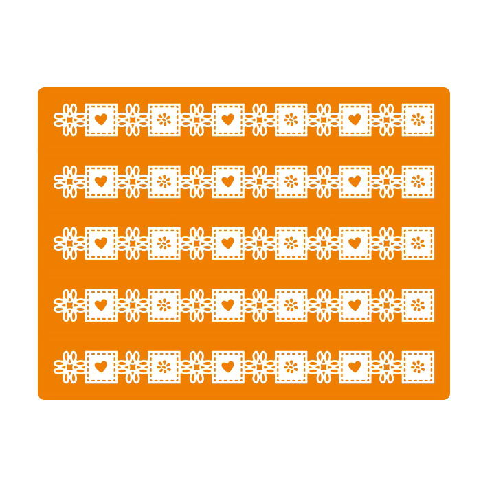 Covoras Silicon Dantela, 5 Benzi 35x3 cm [1]