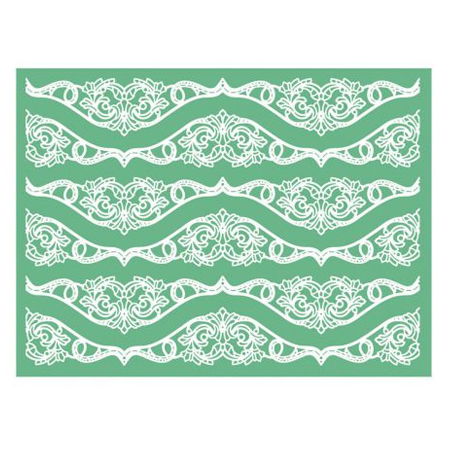 Covoras Silicon Dantela, 6 Benzi 36x5.5 cm [1]