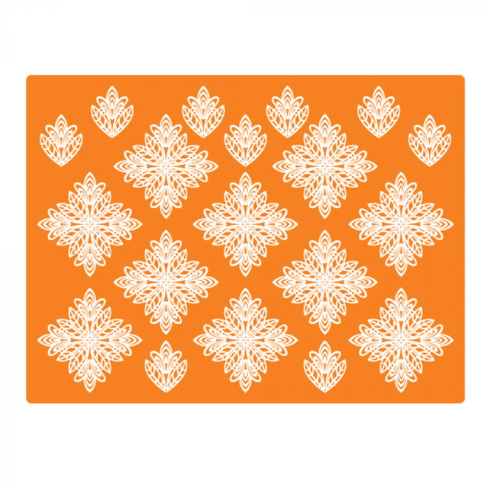 Covoras Silicon Dantele Patrate, 7.2x7.2 cm [1]