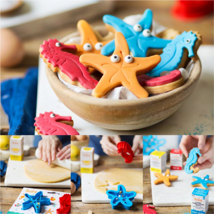 Creaturi Marine - Decupatoare Plastic Ø 7.7 si 8.7 x H 2.2 cm, Set 2 Buc [2]